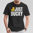 Just Duckyラバーダック Tシャツ 面白い贈り物