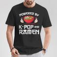 K-Pop And ラーメン 韓国 Tシャツ 面白い贈り物