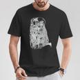 The Kiss グスタフ・クリムト クラシック アールヌーボー グラフィック Freedom Tシャツ 面白い贈り物