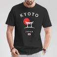 Kyoto Japón Bandera Japonesa Kyoto Palacio Imperial Recuerdo Camiseta unisex Regalos divertidos