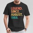 Legendince August 1968 Birthdayintage 1968 Tシャツ 面白い贈り物