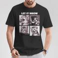 Let It Meow 面白い猫子猫の歌うギフト Tシャツ 面白い贈り物