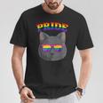 Lgbt Britishhorthair Cat Gay Pride Rainbow Lgbtq Kitty Tシャツ 面白い贈り物