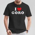 I Love Goro 私は愛する Goro Tシャツ 面白い贈り物