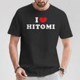 I Love Hitomi 私は愛する Hitomi Tシャツ 面白い贈り物