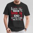 Love Is Patient But Y'all Make Me Lose My Mind Faith Tシャツ 面白い贈り物