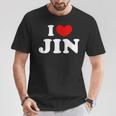 I Love Jin 私は愛する Jin Tシャツ 面白い贈り物