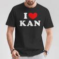 I Love Kan 私は愛する Kan Tシャツ 面白い贈り物