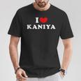 I Love Kaniya 私は愛する Kaniya Tシャツ 面白い贈り物