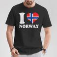 I Love Norwegian Pride ノルウェーのルーツ ノルウェー国旗 Tシャツ 面白い贈り物