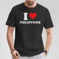 I Love Philippines Coeur Cadeau Philippin Philippine T-Shirt Cadeaux drôles