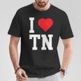 I Love Tennessee Tn Throwback Classic Tシャツ 面白い贈り物