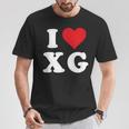 I Love Xg Initials I Heart XG First Last Name X G Tシャツ 面白い贈り物