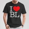 I Love ハート Bl Tシャツ 面白い贈り物
