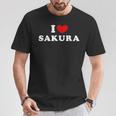 I Loveakura 私は愛するakura Tシャツ 面白い贈り物