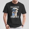 Maltese Mommyマルチーズ ママ 犬 お母さん 母の日 お母さん スウィート・マルチーズ Tシャツ 面白い贈り物