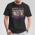 Mardi Gras ビデオゲームコントローラー シェア スチームフレンズ Tシャツ 面白い贈り物