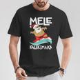 Mele Kalikimaka ハワイアン クリスマス ハワイ サーフィン サンタ Tシャツ 面白い贈り物