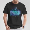 Mermaid Security Dad Mom Mermaid Family Mermaid Squad T-Shirt Personalized Gifts
