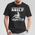 Milf Hunter シングルホットダディ アダルトジョーク Tシャツ 面白い贈り物