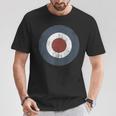 Mod Target ブルズアイ Uk Raf ラウンデルターゲット Tシャツ 面白い贈り物