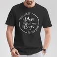 Mom Of Boys From Son Up To Son Down Mother's Day Mama T-Shirt Unique Gifts