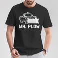 Mr Plow 面白い 皮肉なノベルティプラウトラック Tシャツ 面白い贈り物