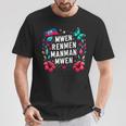 Mwen Renmen Manman Mwen ハイチ国旗 I Love My Mother Tシャツ 面白い贈り物