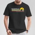 Nashville Tn Tennessee Guitarintage Retroouvenirs Tシャツ 面白い贈り物