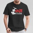 Ninja In Training 面白い忍者誕生日ギフト 男性 女性 子供 Tシャツ 面白い贈り物