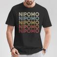 Nipomo California Nipomo Ca Retrointage Text Tシャツ 面白い贈り物