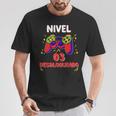 Nivel 3 Desbloqueado Gamer 3 Años Niño Nivel 3 Unlocked Camiseta unisex Regalos divertidos