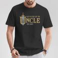 Nivelado Hasta El Tío Est 2025 Nivel Desbloqueado Tío Juegos Camiseta unisex Regalos divertidos