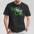 No Co2 サイクリング 気候変動対策 グリーンエネルギー Mtb Tシャツ 面白い贈り物