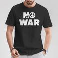 No War Peace No War No WarNo War Tシャツ 面白い贈り物