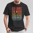 Noces De Froment Cadeau D'anniversaire 3 Ans De Mariage T-Shirt Cadeaux drôles