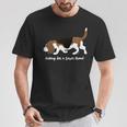 Nothing But A Basset Hound Dog Love For The Basset Baritone Tシャツ 面白い贈り物