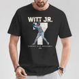 Number And Portrait Bobby Witt Jr Kansas City Mlbpa Tシャツ 面白い贈り物
