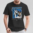 Number And Portrait Yoshinobu Yamamoto Los Angeles Mlbpa Tシャツ 面白い贈り物
