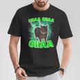Oiiaa Oiiaa 猫 脳腐 ウイルス スピニング 猫 ミーム Tシャツ 面白い贈り物