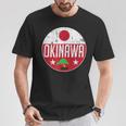 Okinawa Japanintage Flag Bonsai Tree Karateouvenir Tシャツ 面白い贈り物