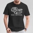 Oldchool Auto Racing カーギア モータースポーツ Tシャツ 面白い贈り物