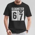 Oldometer 67 67歳の誕生日ギフトシャツ Tシャツ 面白い贈り物