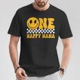 One Happy Nana 1歳の誕生日 グルーヴィースマイル 1歳 男 Tシャツ 面白い贈り物