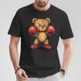 Oso De Peluche Juguetón Con Guantes De Boxeo Para Un Desafío Divertido Camiseta unisex Regalos divertidos
