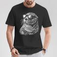 Otter サングラス おもしろい かわいい 動物 ラッコ 恋人 Tシャツ 面白い贈り物
