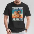 P'nut Pnutリスtシャツ ジャスティス ピーナッツザリス Tシャツ 面白い贈り物