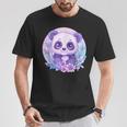 Panda Entouré De Fleurs Pour Enfants T-Shirt Cadeaux drôles