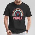 Paola Nombre Personalizado Mito Leyenda Rosa Fiesta De Cumpleaños Camiseta unisex Regalos divertidos