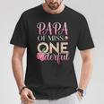 Papa Of Miss Onederful Girls 1歳の誕生日 マッチングファミリー Tシャツ 面白い贈り物